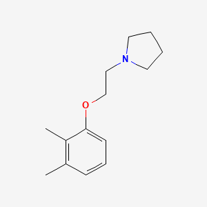 molecular formula C14H21NO B5827387 1-[2-(2,3-dimethylphenoxy)ethyl]pyrrolidine 