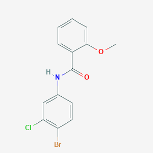 N-(4-bromo-3-chlorophenyl)-2-methoxybenzamide