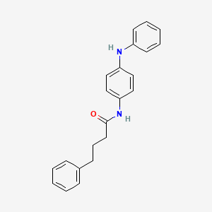 N-(4-anilinophenyl)-4-phenylbutanamide