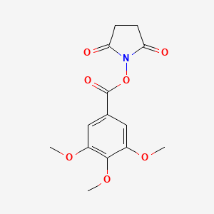 1-[(3,4,5-trimethoxybenzoyl)oxy]-2,5-pyrrolidinedione