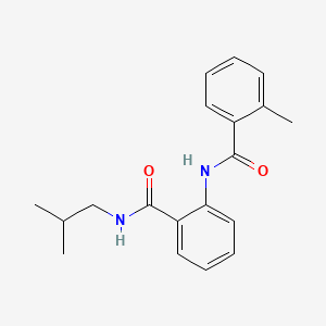 N-{2-[(isobutylamino)carbonyl]phenyl}-2-methylbenzamide