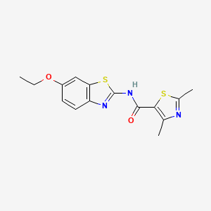 N-(6-ethoxy-1,3-benzothiazol-2-yl)-2,4-dimethyl-1,3-thiazole-5-carboxamide