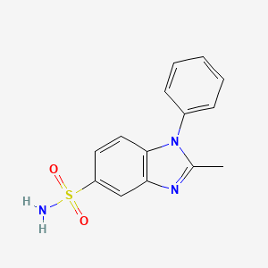 2-methyl-1-phenyl-1H-benzimidazole-5-sulfonamide