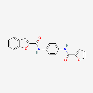 N-[4-(2-furoylamino)phenyl]-1-benzofuran-2-carboxamide