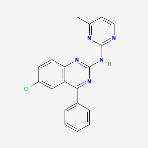 6-chloro-N-(4-methyl-2-pyrimidinyl)-4-phenyl-2-quinazolinamine