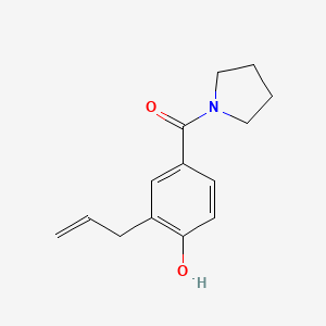 2-allyl-4-(1-pyrrolidinylcarbonyl)phenol