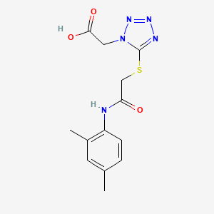 [5-({2-[(2,4-dimethylphenyl)amino]-2-oxoethyl}thio)-1H-tetrazol-1-yl]acetic acid