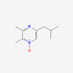 molecular formula C10H16N2O B582761 5-Isobutyl-2,3-dimethylpyrazine 1-oxide CAS No. 143463-87-0