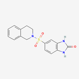 5-(1,2,3,4-TETRAHYDROISOQUINOLINE-2-SULFONYL)-2,3-DIHYDRO-1H-1,3-BENZODIAZOL-2-ONE