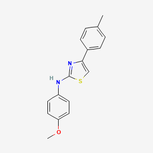 N-(4-methoxyphenyl)-4-(4-methylphenyl)-1,3-thiazol-2-amine