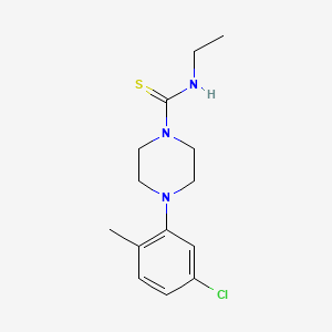 4-(5-chloro-2-methylphenyl)-N-ethylpiperazine-1-carbothioamide