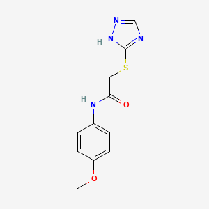 N-(4-methoxyphenyl)-2-(1H-1,2,4-triazol-3-ylthio)acetamide