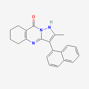 2-methyl-3-(1-naphthyl)-5,6,7,8-tetrahydropyrazolo[5,1-b]quinazolin-9(4H)-one