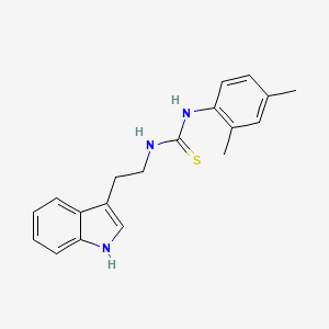 N-(2,4-dimethylphenyl)-N'-[2-(1H-indol-3-yl)ethyl]thiourea