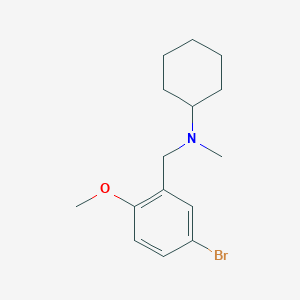 N-[(5-bromo-2-methoxyphenyl)methyl]-N-methylcyclohexanamine