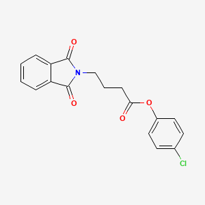 4-chlorophenyl 4-(1,3-dioxo-1,3-dihydro-2H-isoindol-2-yl)butanoate