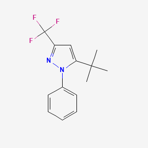 5-(Tert-butyl)-1-phenyl-3-(trifluoromethyl)pyrazole