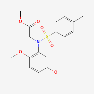 methyl 2-(2,5-dimethoxy-N-(4-methylphenyl)sulfonylanilino)acetate