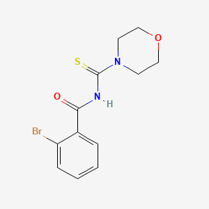 2-bromo-N-(morpholin-4-ylcarbonothioyl)benzamide