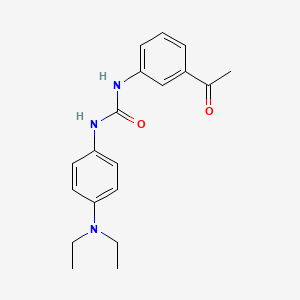 N-(3-acetylphenyl)-N'-[4-(diethylamino)phenyl]urea