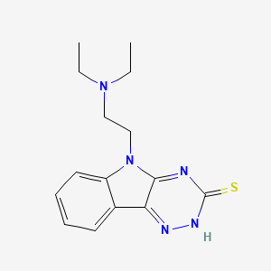 5-[2-(diethylamino)ethyl]-5H-[1,2,4]triazino[5,6-b]indole-3-thiol