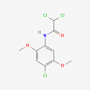 2,2-dichloro-N-(4-chloro-2,5-dimethoxyphenyl)acetamide