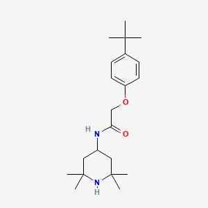 molecular formula C21H34N2O2 B5828035 2-(4-tert-butylphenoxy)-N-(2,2,6,6-tetramethyl-4-piperidinyl)acetamide 