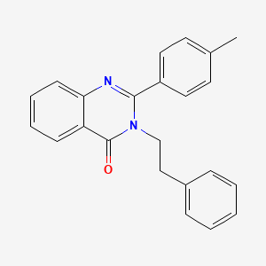 2-(4-methylphenyl)-3-(2-phenylethyl)-4(3H)-quinazolinone