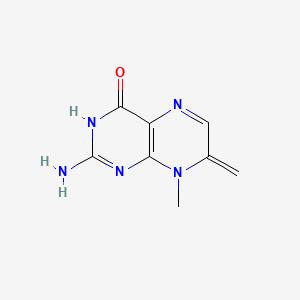 molecular formula C8H9N5O B582809 2-Amino-8-methyl-7-methylidene-7,8-dihydropteridin-4(1H)-one CAS No. 144533-66-4