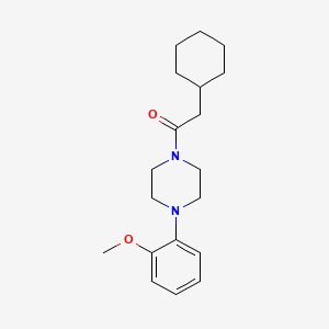 1-(cyclohexylacetyl)-4-(2-methoxyphenyl)piperazine