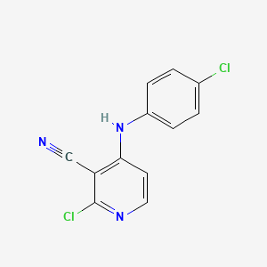 2-Chloro-4-(4-chloroanilino)pyridine-3-carbonitrile