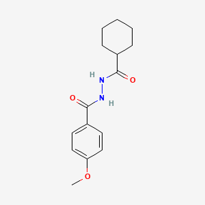 N'-(cyclohexylcarbonyl)-4-methoxybenzohydrazide