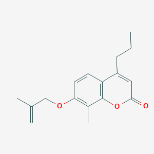 8-methyl-7-[(2-methylprop-2-en-1-yl)oxy]-4-propyl-2H-chromen-2-one