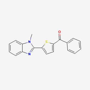 [5-(1-methyl-1H-benzimidazol-2-yl)-2-thienyl](phenyl)methanone