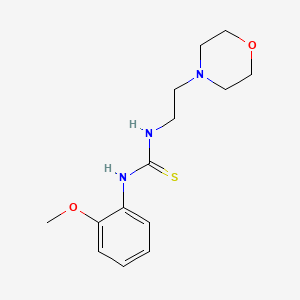 N-(2-methoxyphenyl)-N'-[2-(4-morpholinyl)ethyl]thiourea