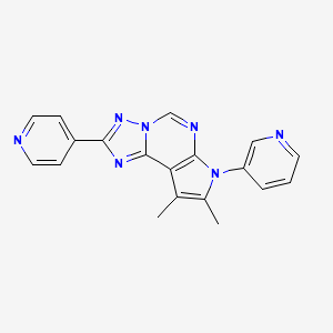 8,9-dimethyl-7-(3-pyridinyl)-2-(4-pyridinyl)-7H-pyrrolo[3,2-e][1,2,4]triazolo[1,5-c]pyrimidine