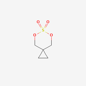 molecular formula C5H8O4S B582829 5,7-Dioxa-6-thiaspiro[2.5]octane 6,6-dioxide CAS No. 153493-52-8