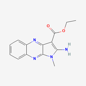 ethyl 2-amino-1-methyl-1H-pyrrolo[2,3-b]quinoxaline-3-carboxylate