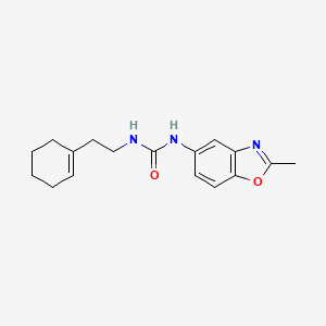 N-[2-(1-cyclohexen-1-yl)ethyl]-N'-(2-methyl-1,3-benzoxazol-5-yl)urea