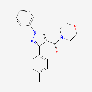 4-{[3-(4-methylphenyl)-1-phenyl-1H-pyrazol-4-yl]carbonyl}morpholine