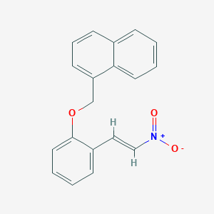 1-naphthylmethyl 2-(2-nitrovinyl)phenyl ether