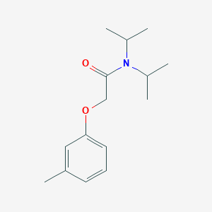 molecular formula C15H23NO2 B5828368 N,N-diisopropyl-2-(3-methylphenoxy)acetamide 