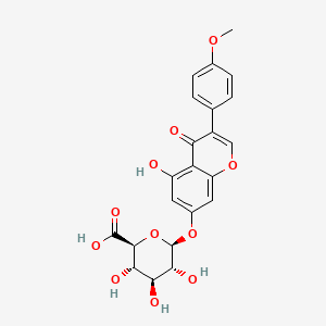 molecular formula C22H20O11 B582837 Biochanin a 7-glucuronide CAS No. 38482-76-7