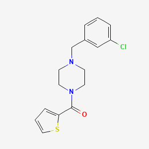 1-(3-chlorobenzyl)-4-(2-thienylcarbonyl)piperazine