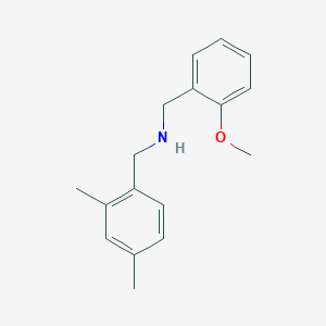 molecular formula C17H21NO B5828395 (2,4-dimethylbenzyl)(2-methoxybenzyl)amine 