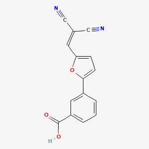 3-[5-(2,2-dicyanovinyl)-2-furyl]benzoic acid