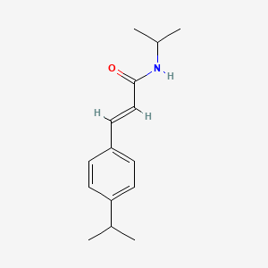 molecular formula C15H21NO B5828413 N-isopropyl-3-(4-isopropylphenyl)acrylamide 