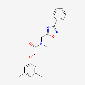 2-(3,5-dimethylphenoxy)-N-methyl-N-[(3-phenyl-1,2,4-oxadiazol-5-yl)methyl]acetamide