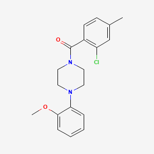 1-(2-chloro-4-methylbenzoyl)-4-(2-methoxyphenyl)piperazine