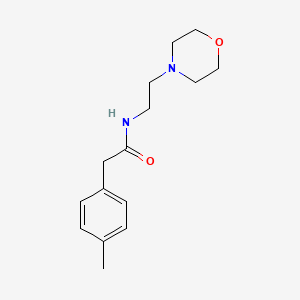 2-(4-methylphenyl)-N-[2-(4-morpholinyl)ethyl]acetamide